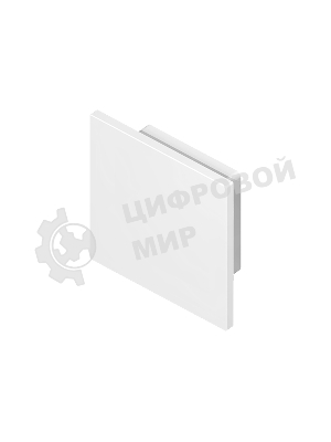 Заглушка для профиля GP8461 WH белый 15.7*15.7