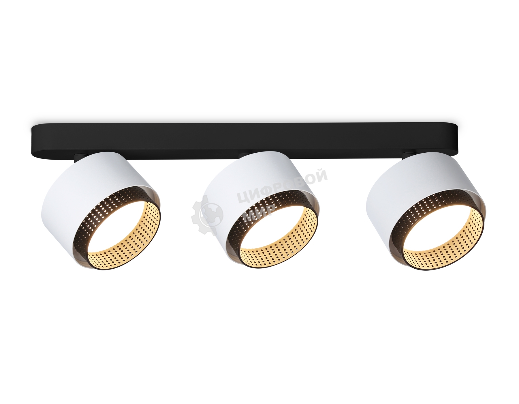 Светильник Ambrella light TN71291/3 WH/BK белый/черный GX53/3 max 12W 400*95*137