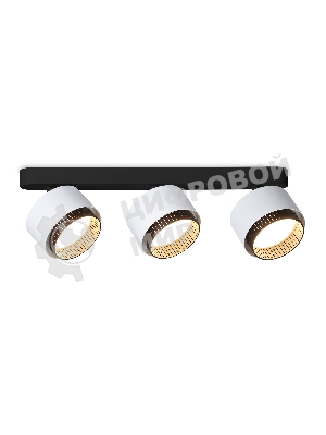 Светильник Ambrella light TN71291/3 WH/BK белый/черный GX53/3 max 12W 400*95*137