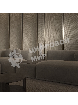 Рамка на 4 поста WERKEL Split (айвори/белый, soft-touch) W0043066