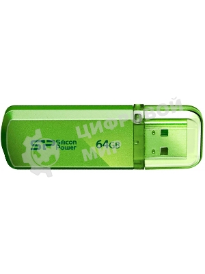 Флешка USB 64Gb Helios 101 SP064GbUF2101V1N USB 2.0 зеленый