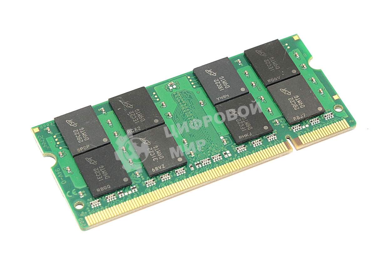 Оперативная память Kingston ValueRAM, DDR2, 4GB (1x4GB), 800MHz, CL6, SO-DIMM