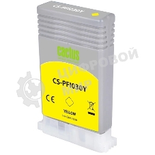 Картридж струйный Cactus CS-PFI030Y PFI-030Y желтый (55мл) для Canon imagePROGRAF TA-20/30