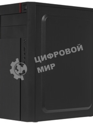 Компьютерный корпус Miditower ExeGate AA-440U-UNS400 (ATX, БП UNS400 с вент. 12см, 2хUSB+1хUSB 3.0, аудио, черный)