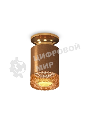 Светильник Ambrella Light XS6304131 SCF/PYG/CF кофе песок/золото желтое полированное/кофе MR16 GU5.3 (N6905, C6304, N6154)