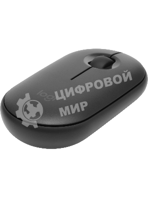 Мышь беспроводная Logitech Pebble M350 графитовый, 1000 dpi, радиоканал, Bluetooth, USB, кнопки - 3