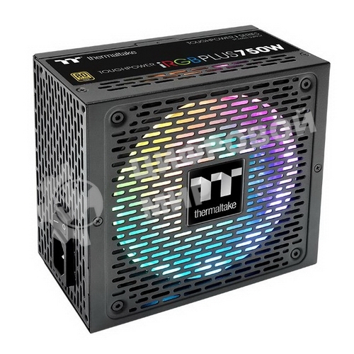 Блок питания Thermaltake Toughpower iRGb PLUS 750W RTL (PS-TPI-0750F3FDGE-1), 750Вт, 80 PLUS Gold, 140мм, модульный, черный