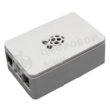 Корпус RA178 ACD белый ABS Plastic case with Logo for Raspberry Pi 3