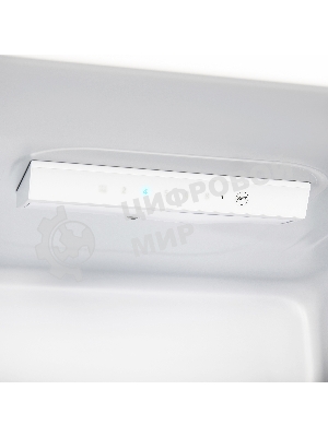 Холодильник Maunfeld MFF144SFW белый глянц. двухкамерный 154/52л морозилка снизу, ручная разморозка