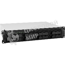 Сетевое хранилище Synology Rack 2U, QC2.2GHzCPU/4GbDDR4(upto32)/RAID0,1,5,6,10/upto 8 hot plug HDDs SATA(3,5'or2,5')(upto 12 with RX418)/2xUSB3.2/1eSATA/iSCSI/4xGbE(+1Expslot)/2xIPcam(upto 40)/2xPS/norail