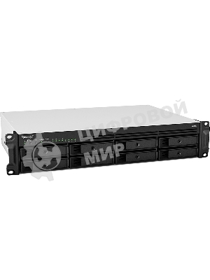 Сетевое хранилище Synology Rack 2U, QC2.2GHzCPU/4GbDDR4(upto32)/RAID0,1,5,6,10/upto 8 hot plug HDDs SATA(3,5'or2,5')(upto 12 with RX418)/2xUSB3.2/1eSATA/iSCSI/4xGbE(+1Expslot)/2xIPcam(upto 40)/2xPS/norail