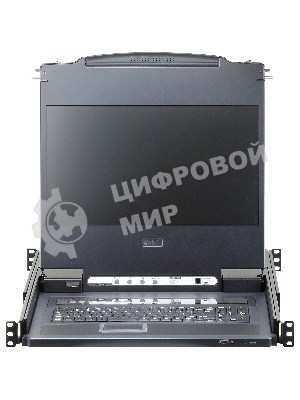 Квм переключатель ATEN Single Rail 8-Port DVI FHD LCD KVM Switch