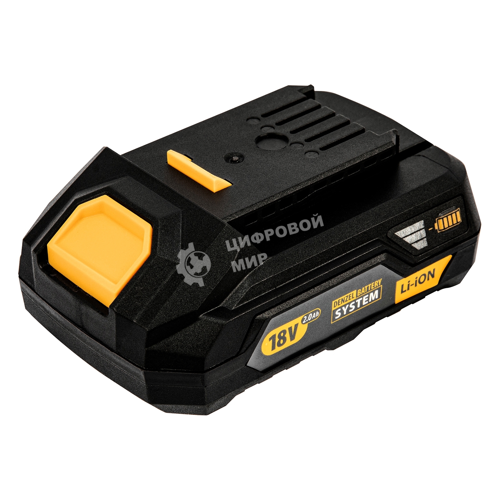 Батарея аккумуляторная Denzel B-18-2.0, Li-Ion, 18 В, 2,0 А·ч