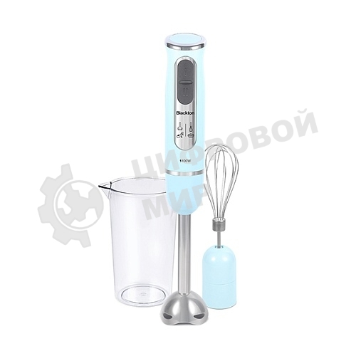 Блендер погружной Blackton Bt HB1030SS Mint blue. блендер + миксер, Мощность 1100 Вт, Режим ТУРБО