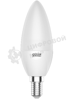 Лампа светодиодная Gauss Elementary 33126T 6Вт цок.: E14 свеча 180B 4100K св. свеч. белый. нейт. (упак.: 3 шт)
