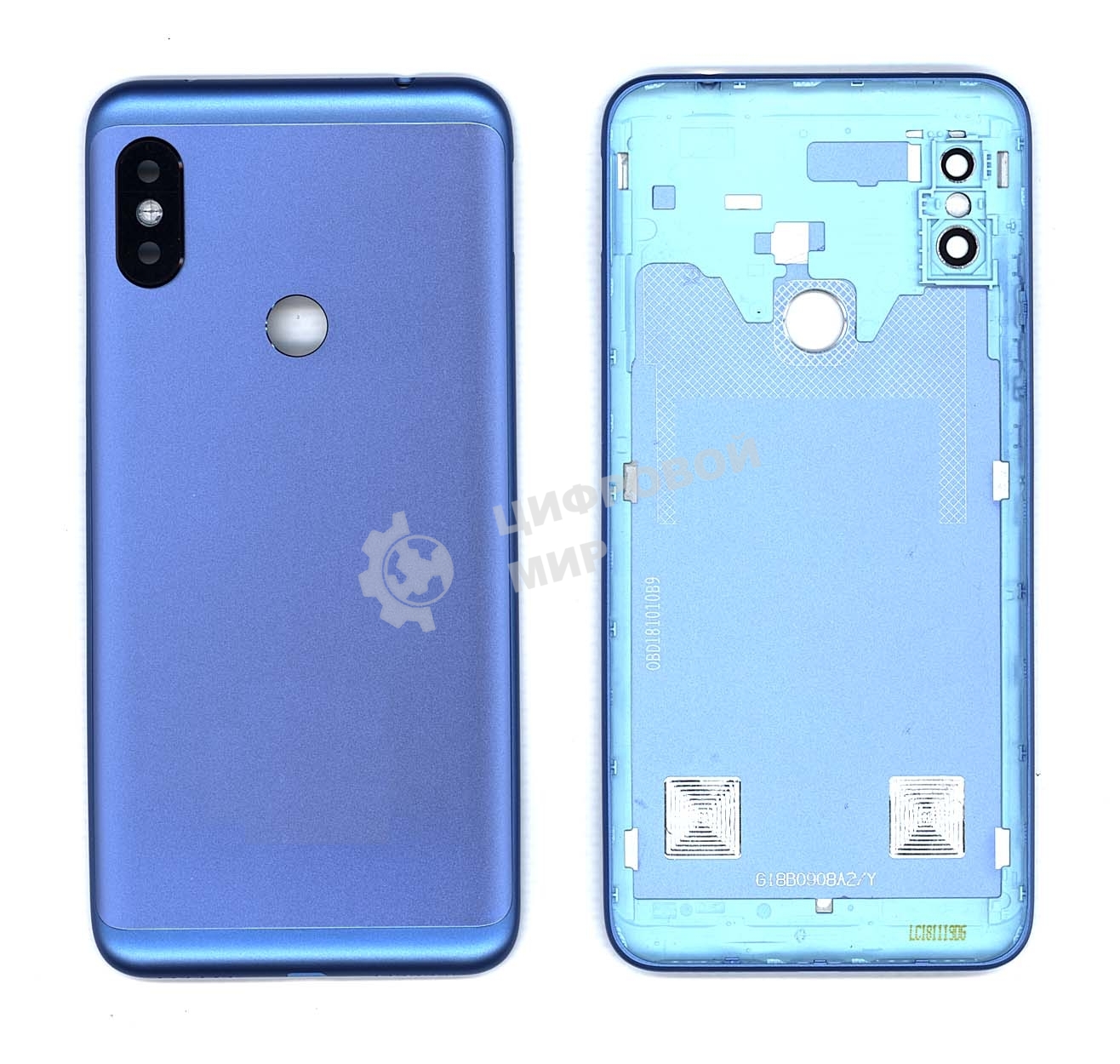 Задняя крышка для Xiaomi Redmi Note 6 голубой