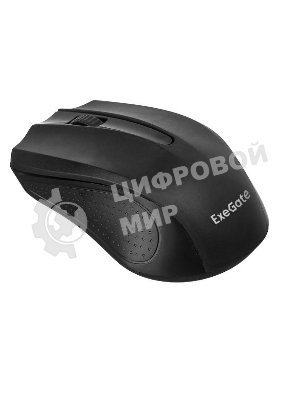 Мышь беспроводная ExeGate Professional Standard SR-9023 черный, 1200 dpi, радиоканал, USB, кнопки - 3