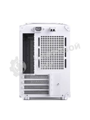 Компьютерный корпус без блока питания JONSBO C6 MAX Handle, Mini-Tower, TG, no fan, 1xUSB-A 3.0 + 1xUSB-C 3.1, mATX, mITX белый