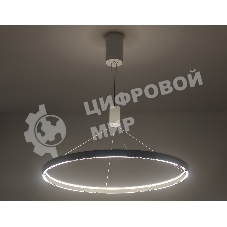 Подвесной светодиодный светильник Ambrella light FL5855 WH белый 40W 3000K/4200K/6400K D800*860 (без ПДУ)