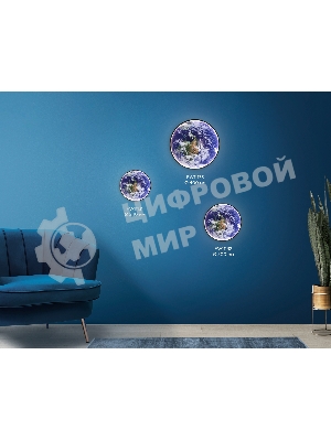 Настенно-потолочный светодиодный светильник Ambrella light FW11131 BK черный 15W LED 3000-6400K D240*38