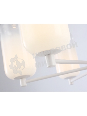 Подвесной светодиодный светильник Ambrella light LH11107/6 WH/FR белый/белый матовый 24W 3000K D630*280