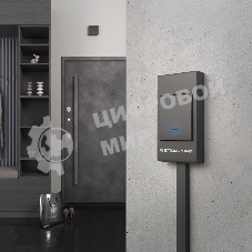 Звонок электрический бытовой (дверной) DBQ26M WM 1M IP44 / Чёрный