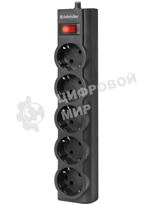 Сетевой фильтр Defender 5M ES LARGO 5OUTL.