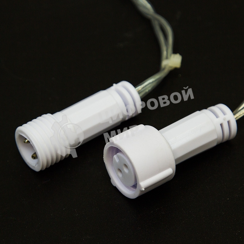 Гирлянда Neon-night Нить 10 м, 200 LED, прозрачный ПВХ, цвет свечения белый с эффектом мерцания (каждый 5-й)