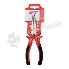 Тонкогубцы Rexant 160 мм никелированные, двухкомпонентные рукоятки