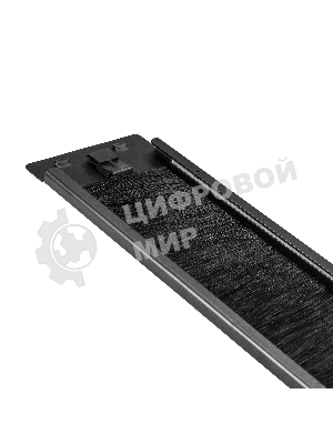 Кабельный органайзер c щеточным вводом ExeGate BP19-2UM-TL (19