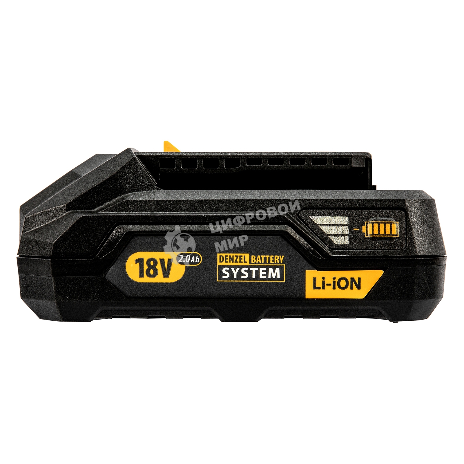 Батарея аккумуляторная Denzel B-18-2.0, Li-Ion, 18 В, 2,0 А·ч