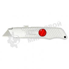 Нож Matrix, выдвижное трапециевидное лезвие, металлический корпус