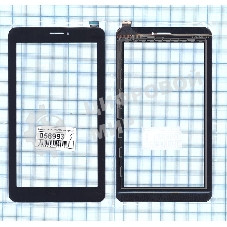 Сенсорное стекло (тачскрин) HOTATOUCH C187103A1 FPC725DR, черное