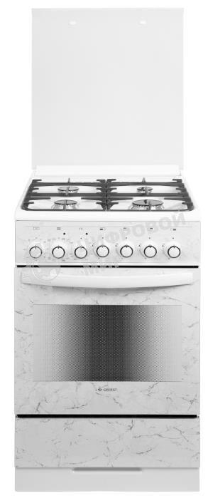 Плита комбинированная Gefest 5302-03 0052 белый, конфорок 4 шт, духовка 55 л, 50 см x 85 см x 58.5 см