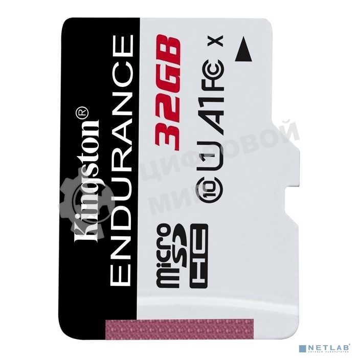 Флеш карта microSD 32Gb Kingston microSDНC Class 10 A1 UHS-I Endurance 95R/30W Card Only
