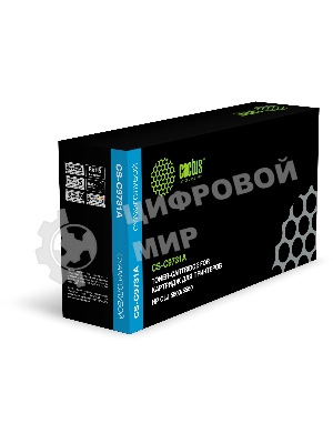 Картридж лазерный Cactus CS-C9731A голубой (12000 стр.) для HP Color LaserJet 5500/5550