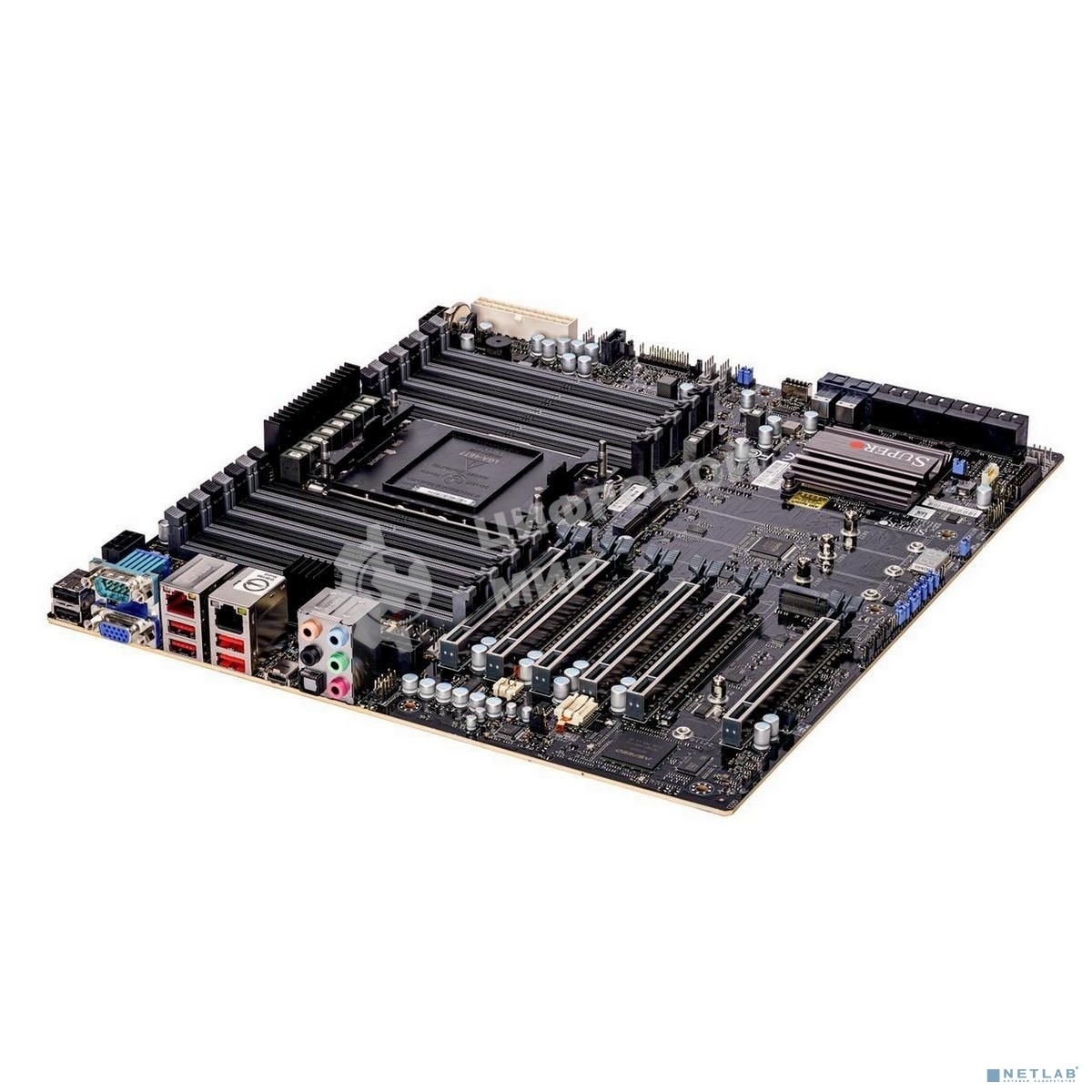 Материнская плата Supermicro MBD-X13SWA-TF-B, LGA 4677, Intel W790, 16xDDR5, 8xSATA, 4xM.2, 6xPCI-E 5.0 x16, 1x10Gb LAN, 1x1Gb LAN, 6xUSB, 7.1, E-ATX