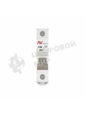 Выключатель автоматический Averes AV-6 1P 32A (C) 6kA
