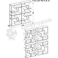 Полка Сокол ПК-9 белый (ПК9Б6)
