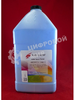 Тонер для принтера Static Control Oki C3300N/5500 OKIUNIV-1KG-C голубой (флакон 1000гр)