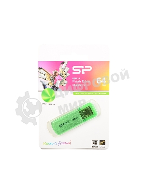 Флешка USB 64Gb Helios 101 SP064GbUF2101V1N USB 2.0 зеленый