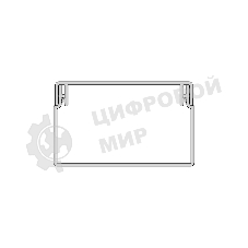 Кабель-канал Rexant 80х40 мм белый (12 м/уп.)