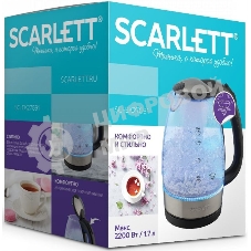 Чайник электрический Scarlett SC-EK27G91 черный