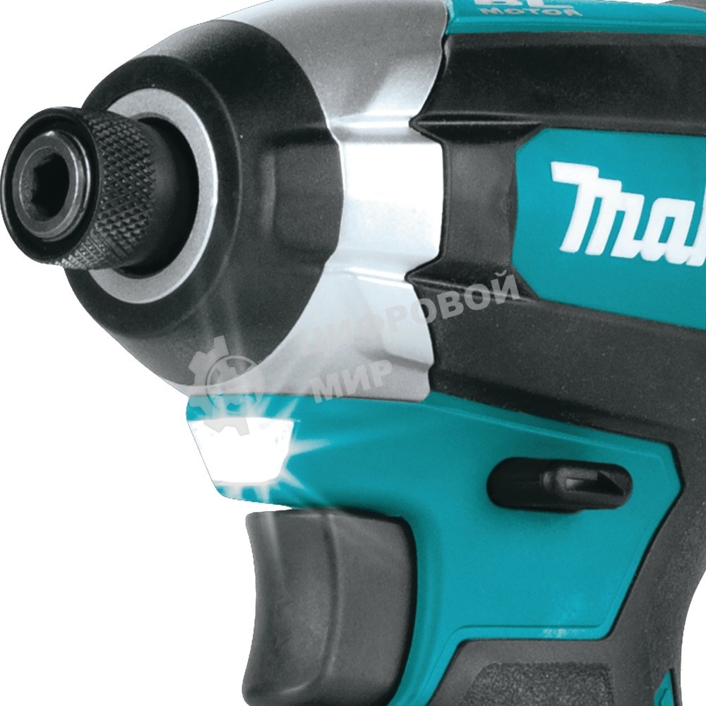 Гайковерт аккумуляторный Makita DTD153Zб\щет 18в li-ion 0-3400об\м 6-ти гр1\4'' 1.3кг б\ак з\у