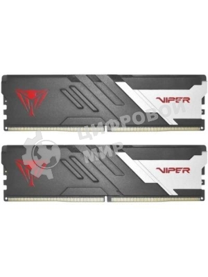 Оперативная память Patriot Viper Venom, DDR5, 64GB (2x32GB), 5600MHz, CL40, DIMM, с радиаторами, черный
