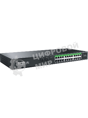 Коммутатор Netis 24PORT 10/1000M POE 2 SFP COMBO P124GC