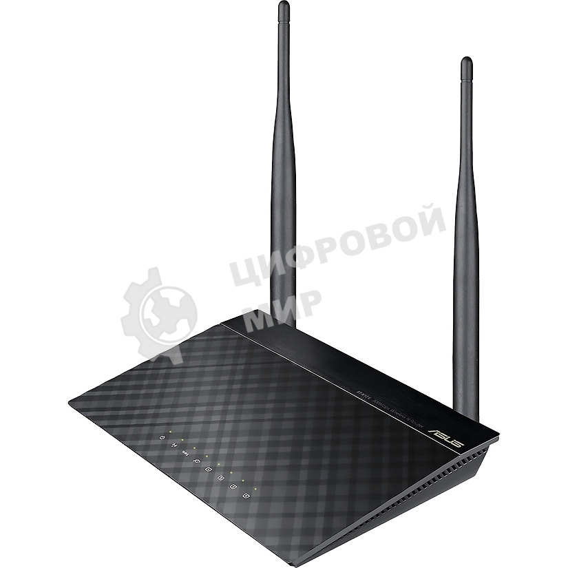 Сетевое оборудование ASUS RT-N12 E WiFi Router (RTL) 802.11b/g/n, 4UTP 10/100 Mbps, 1WAN, 300Mbps, 2x2dBi