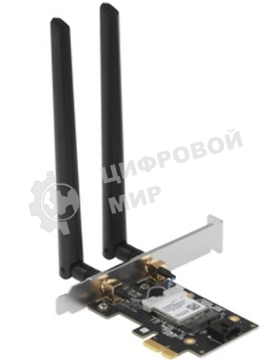 Сетевой адаптер ASUS PCE-BE6500 WiFi 7 Bluetooth 5.4 2882+2882+688Mbps 6GHz/5GHz/2.4GHz 