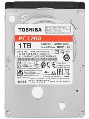 Жесткий диск Toshiba HDD 1Tb L200 Slim (7мм) 2,5