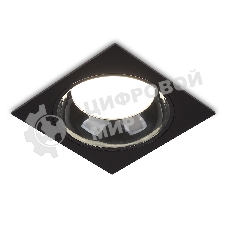 Светильник Ambrella light TN52342 SBK/GBK черный песок/черный глянец GX53 max 12W 115*115*25
